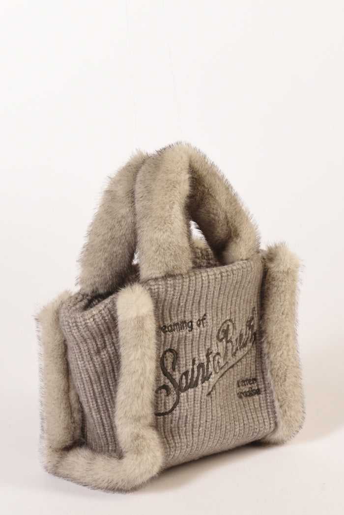 Mc2 Saint Barth Borsa Vanity Mini Grigio Donna - 3