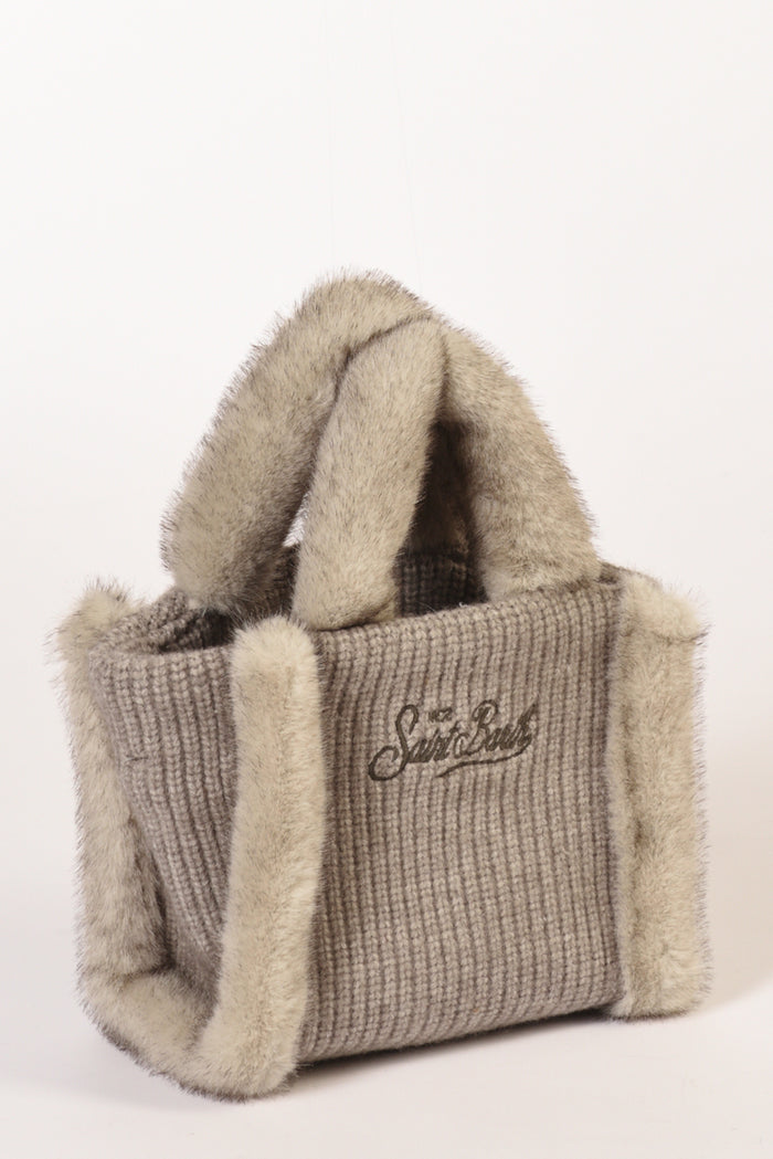 Mc2 Saint Barth Borsa Vanity Mini Grigio Donna - 4