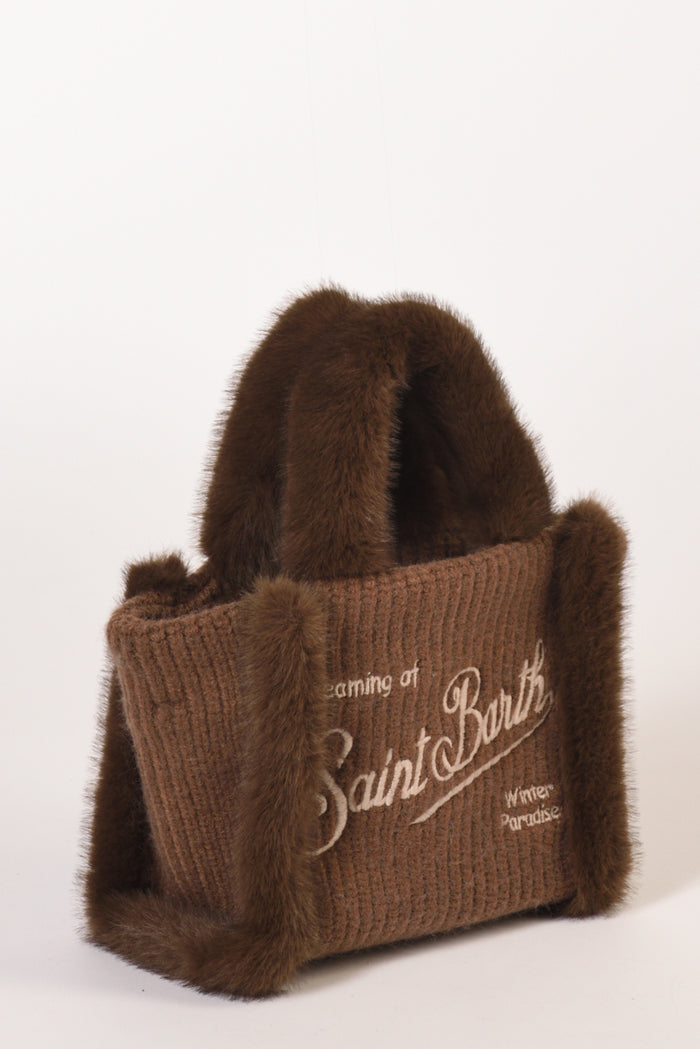 Mc2 Saint Barth Borsa Vanity Mini Marrone Donna - 3