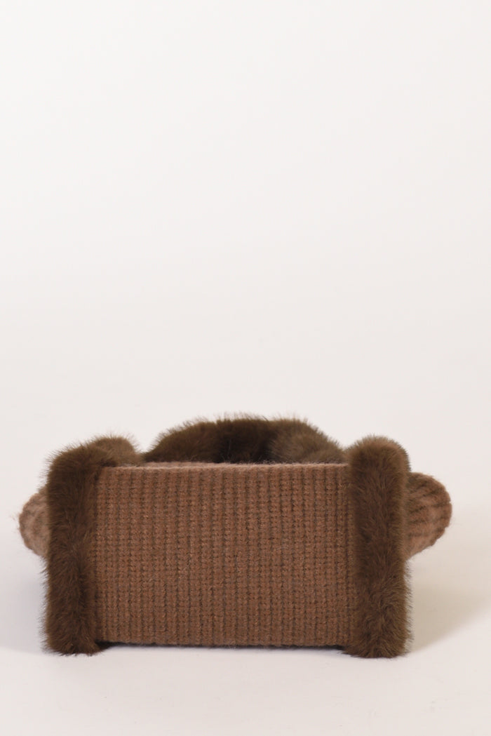 Mc2 Saint Barth Borsa Vanity Mini Marrone Donna - 6