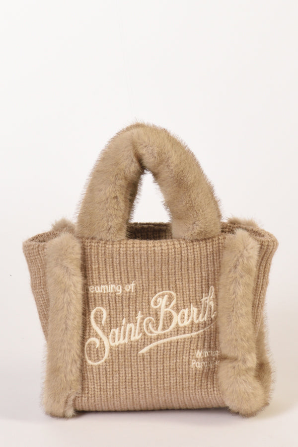 Mc2 Saint Barth Borsa Vanity Mini Beige Donna