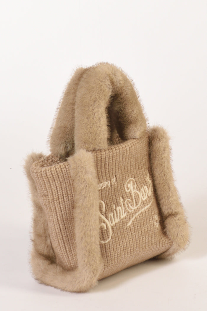 Mc2 Saint Barth Borsa Vanity Mini Beige Donna - 3