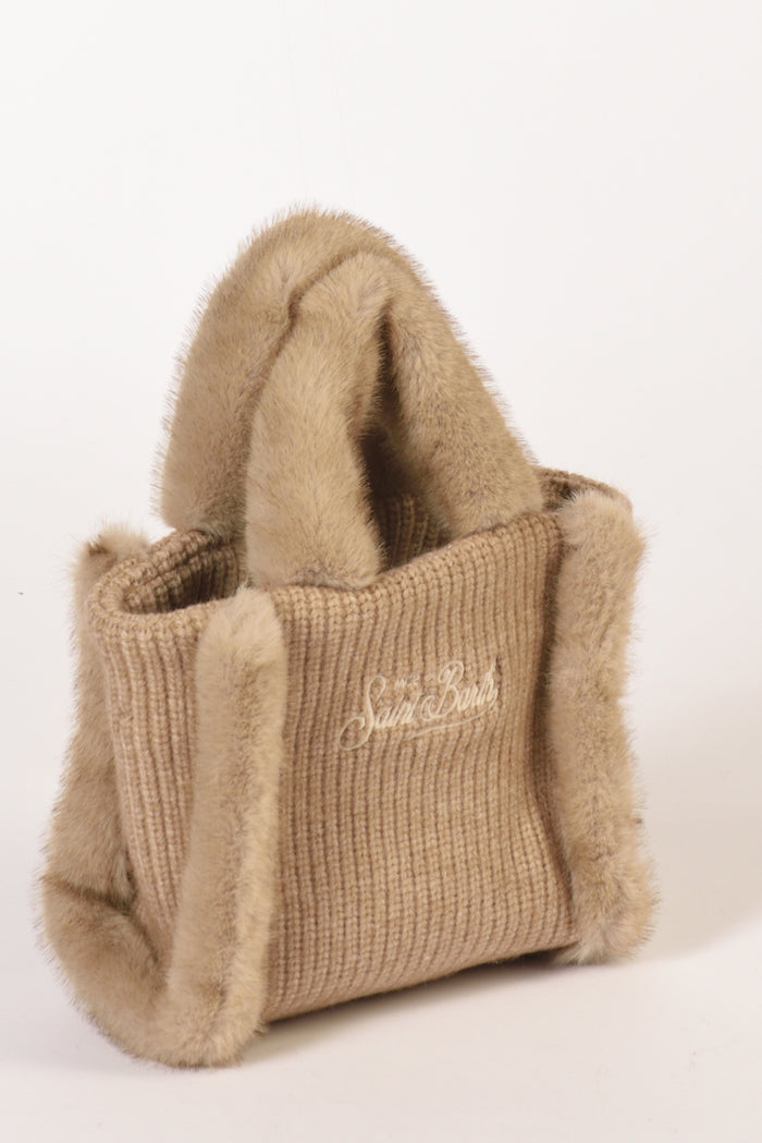 Mc2 Saint Barth Borsa Vanity Mini Beige Donna - 4