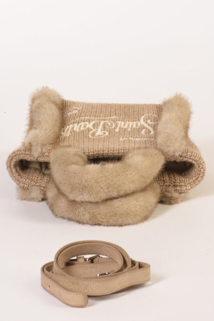 Mc2 Saint Barth Borsa Vanity Mini Beige Donna - 5