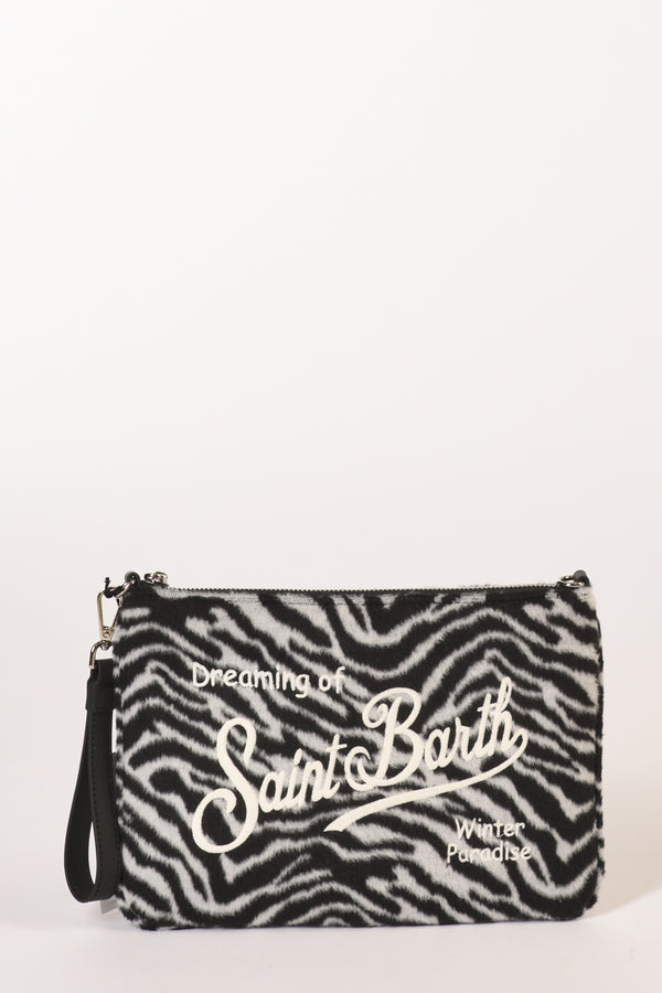 Mc2 Saint Barth Borsa Parisienne Bianco/nero Donna