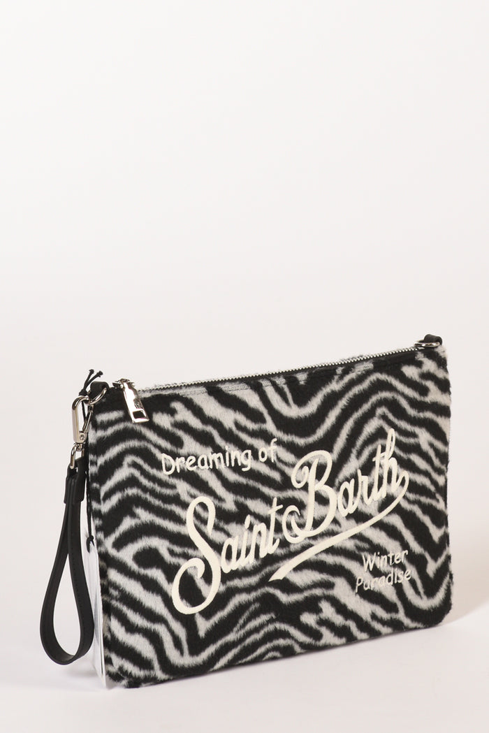 Mc2 Saint Barth Borsa Parisienne Bianco/nero Donna - 3