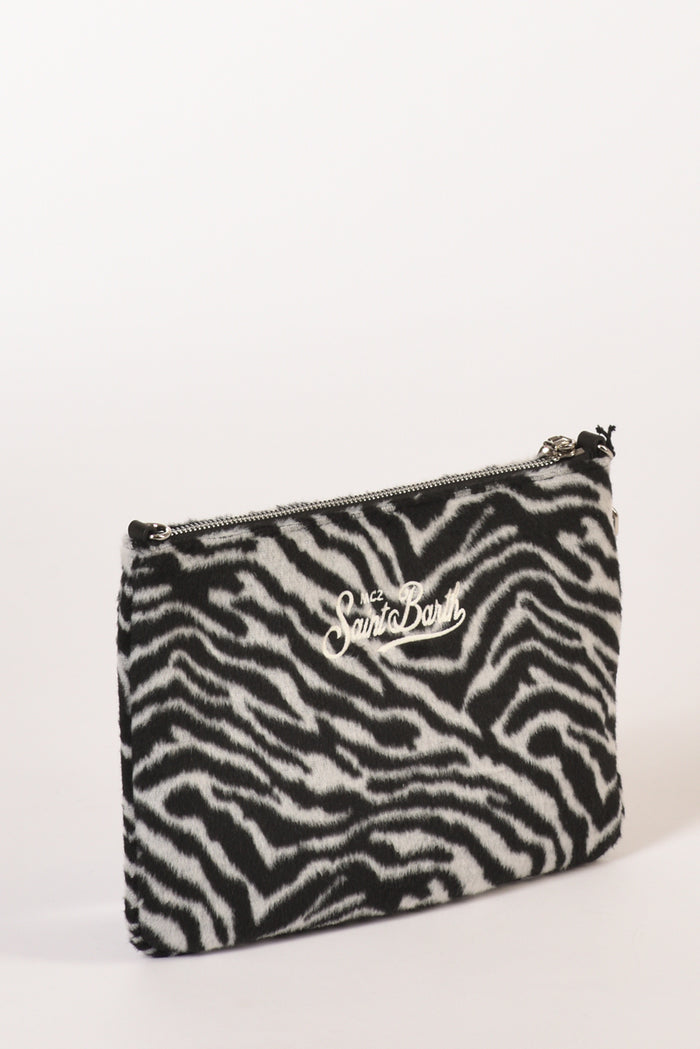 Mc2 Saint Barth Borsa Parisienne Bianco/nero Donna - 4