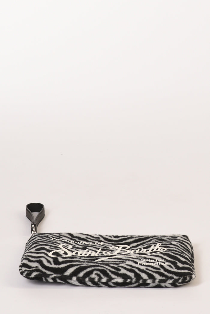 Mc2 Saint Barth Borsa Parisienne Bianco/nero Donna - 6