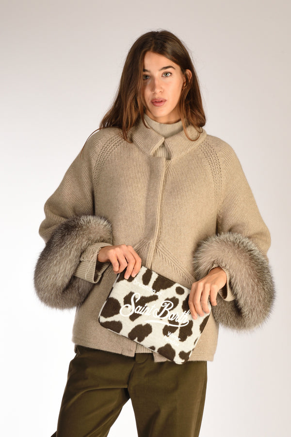 Mc2 Saint Barth Borsa Parisienne Bianco/marrone Donna-2