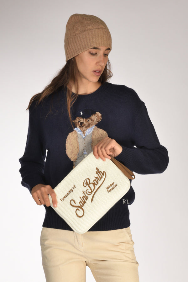 Mc2 Saint Barth Borsa Parisienne Bianco Donna-2