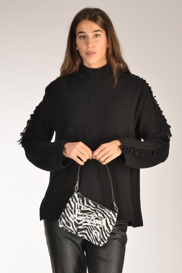 Mc2 Saint Barth Borsa Parisienne M Bianco/nero Donna - 2