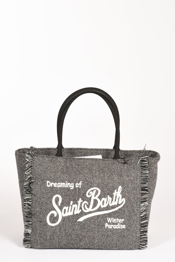 Mc2 Saint Barth Borsa Vanity Nero/bianco/grigio Donna