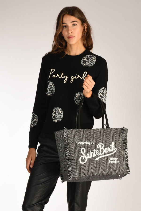 Mc2 Saint Barth Borsa Vanity Nero/bianco/grigio Donna-2