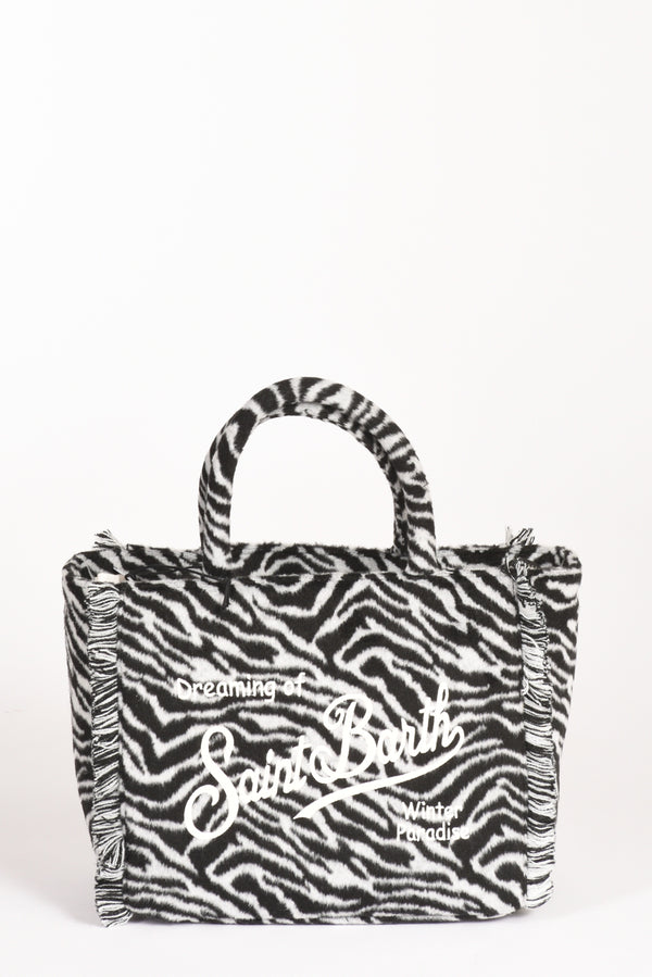 Mc2 Saint Barth Borsa Colette Bianco/nero Donna
