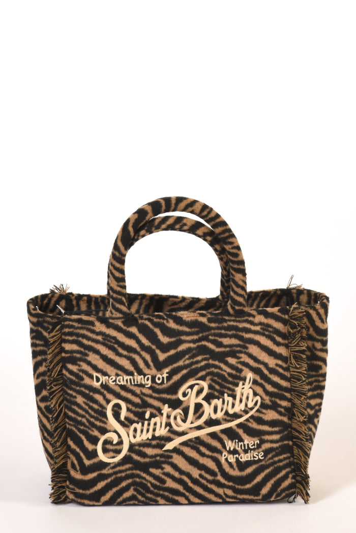 Mc2 Saint Barth Borsa Colette Nero/beige Donna - 1