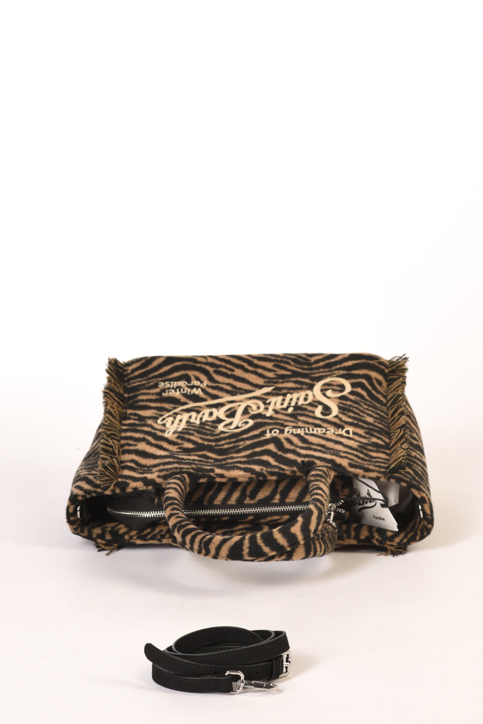 Mc2 Saint Barth Borsa Colette Nero/beige Donna - 6