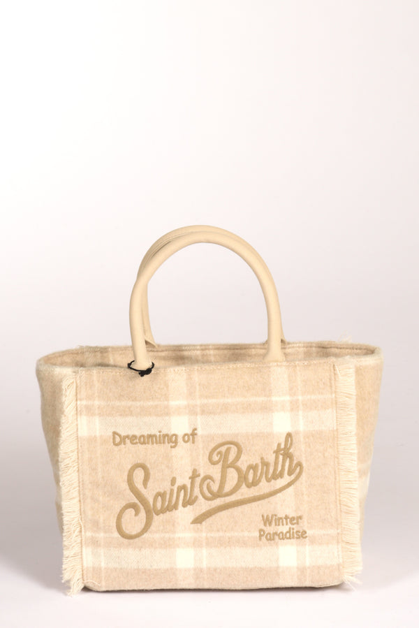 Mc2 Saint Barth Borsa Colette Beige/bianco Donna