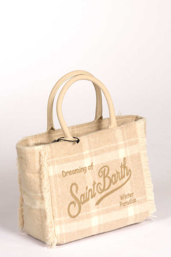 Mc2 Saint Barth Borsa Colette Beige/bianco Donna-2