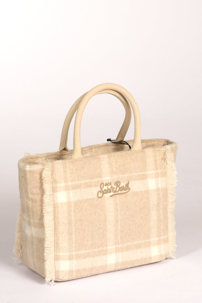 Mc2 Saint Barth Borsa Colette Beige/bianco Donna - 4