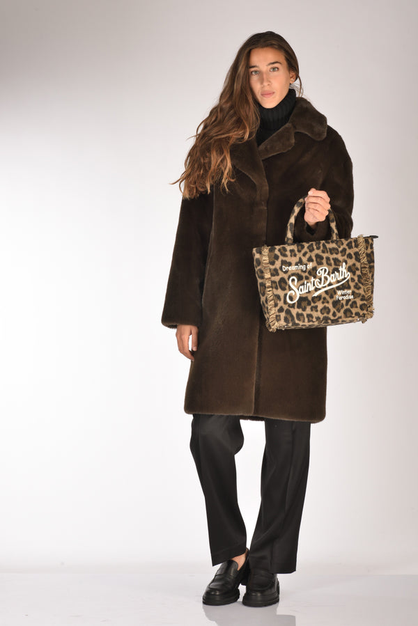Mc2 Saint Barth Borsa Colette Marrone/beige Donna-2