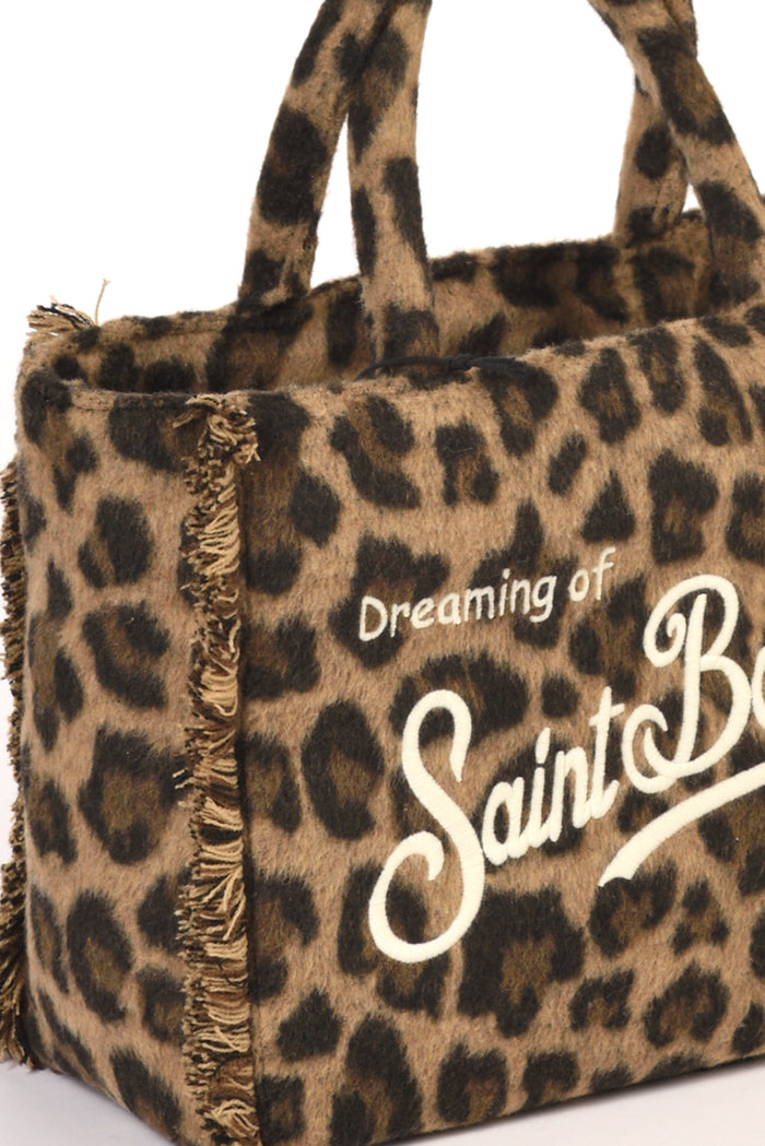 Mc2 Saint Barth Borsa Colette Marrone/beige Donna - 3