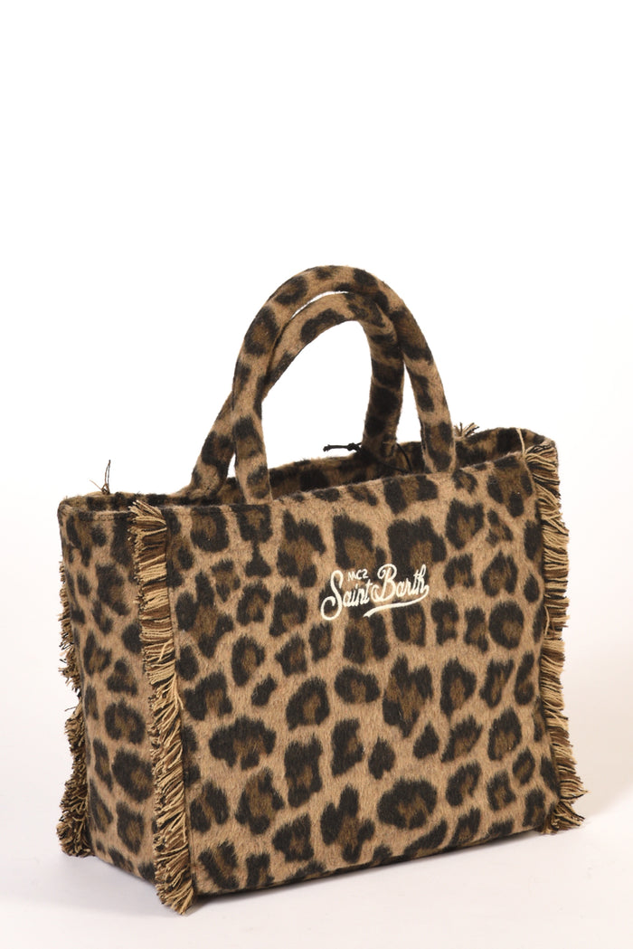 Mc2 Saint Barth Borsa Colette Marrone/beige Donna - 4