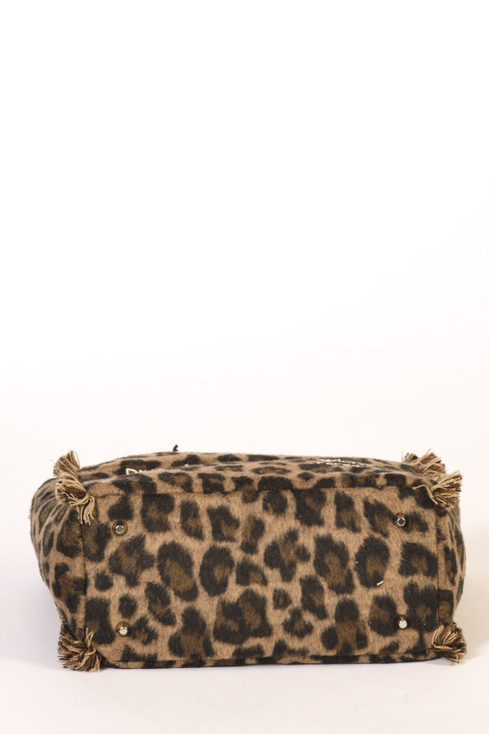 Mc2 Saint Barth Borsa Colette Marrone/beige Donna - 6