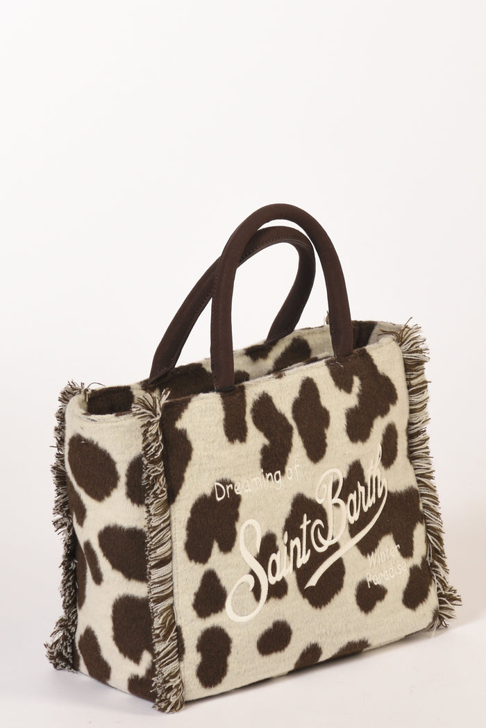 Mc2 Saint Barth Borsa Colette Bianco/marrone Donna - 3