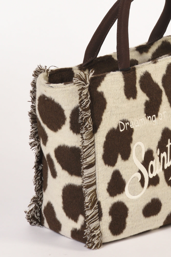 Mc2 Saint Barth Borsa Colette Bianco/marrone Donna - 4