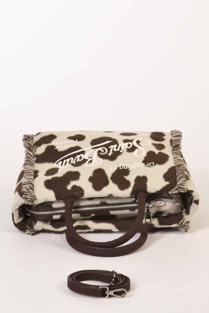 Mc2 Saint Barth Borsa Colette Bianco/marrone Donna - 6