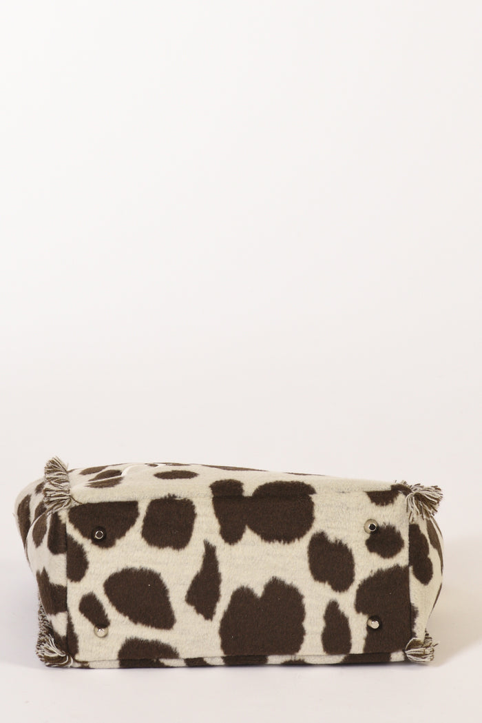 Mc2 Saint Barth Borsa Colette Bianco/marrone Donna - 7