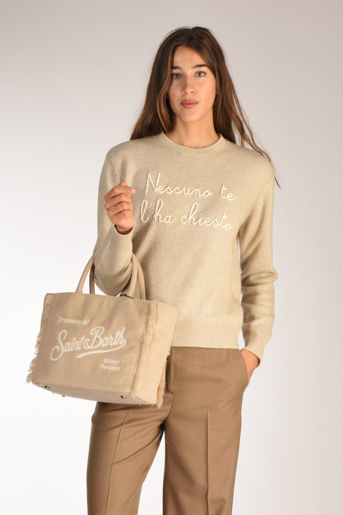 Mc2 Saint Barth Borsa Colette Beige Donna - 2