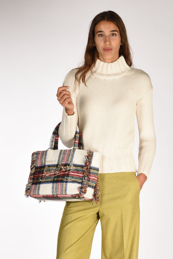 Mc2 Saint Barth Borsa Colette Bianco/multicolor Donna-2