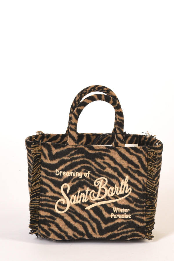Mc2 Saint Barth Borsa Vanity Mini Nero/beige Donna