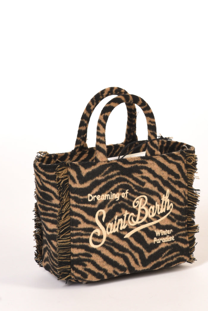 Mc2 Saint Barth Borsa Vanity Mini Nero/beige Donna - 3