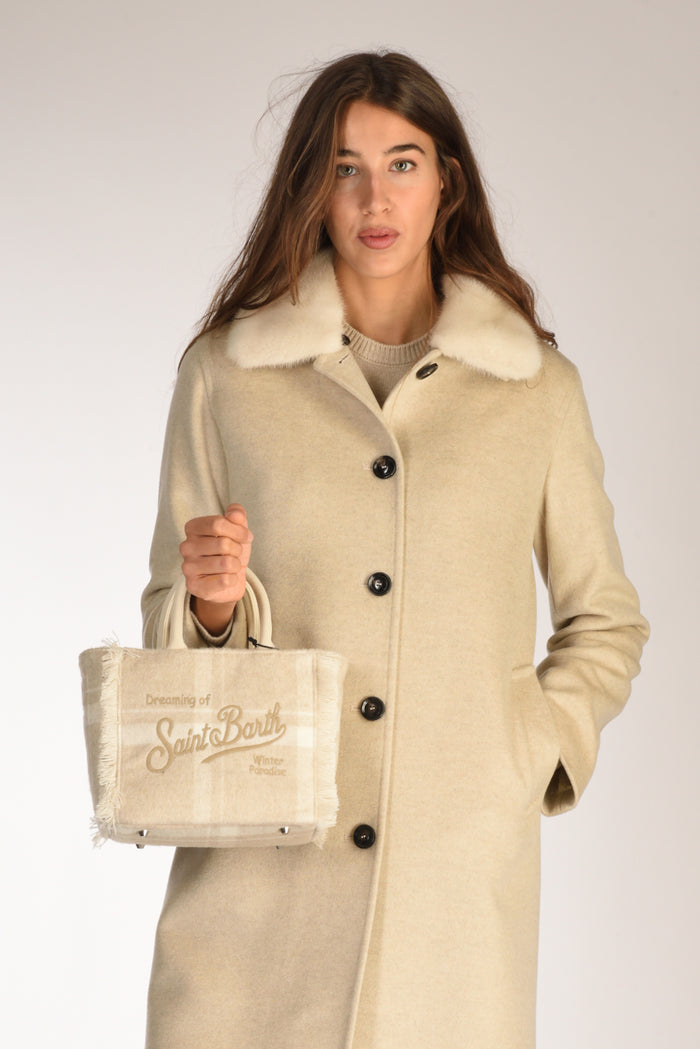 Mc2 Saint Barth Borsa Vanity Mini Beige/bianco Donna - 2