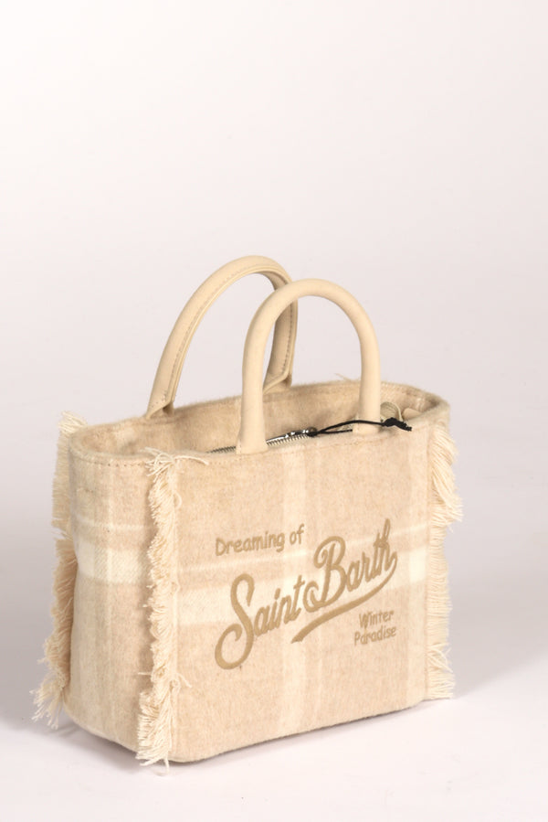 Mc2 Saint Barth Borsa Vanity Mini Beige/bianco Donna-2