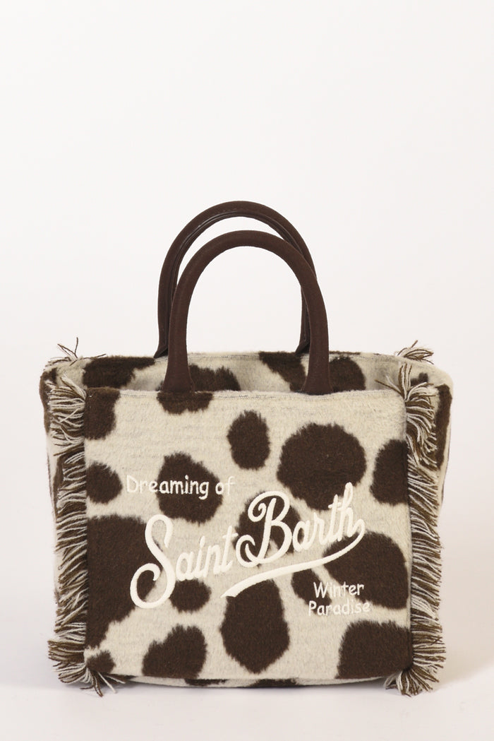 Mc2 Saint Barth Borsa Vanity Mini Bianco/marrone Donna - 1