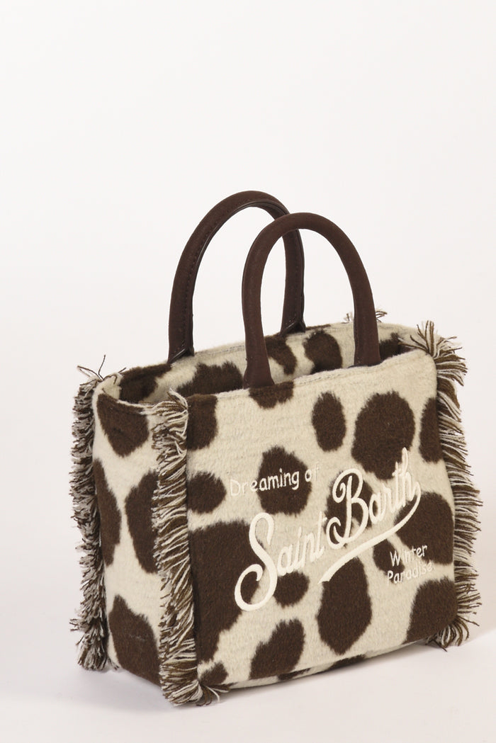 Mc2 Saint Barth Borsa Vanity Mini Bianco/marrone Donna - 3