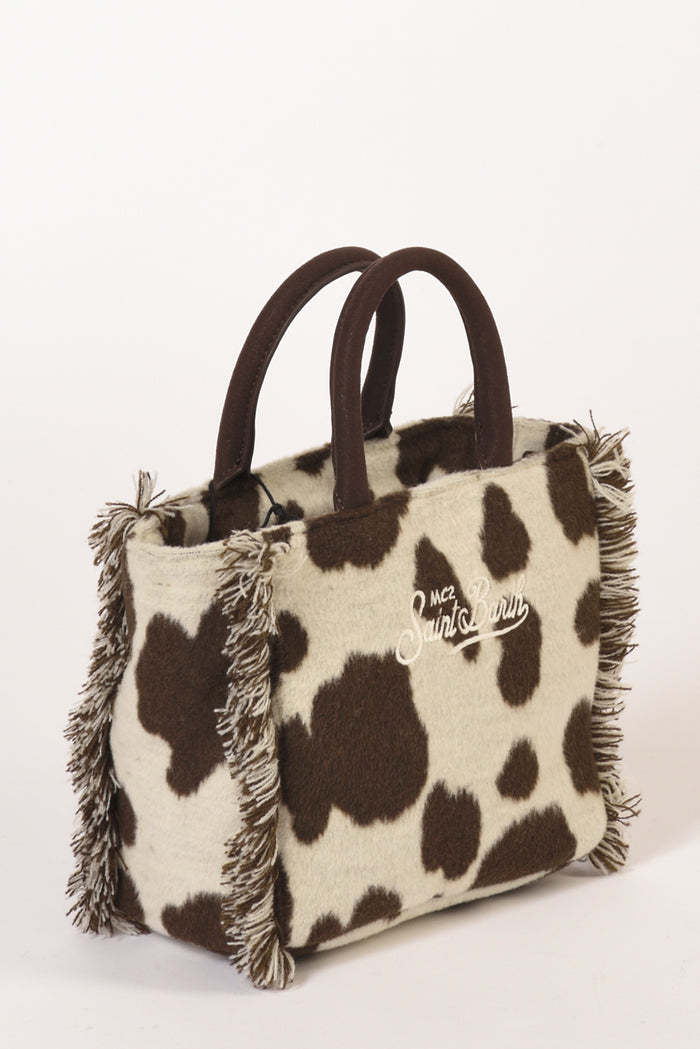 Mc2 Saint Barth Borsa Vanity Mini Bianco/marrone Donna - 4