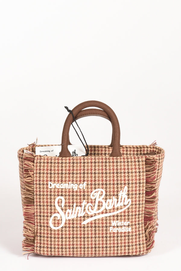 Mc2 Saint Barth Borsa Vanity Mini Beige/multicolor Donna