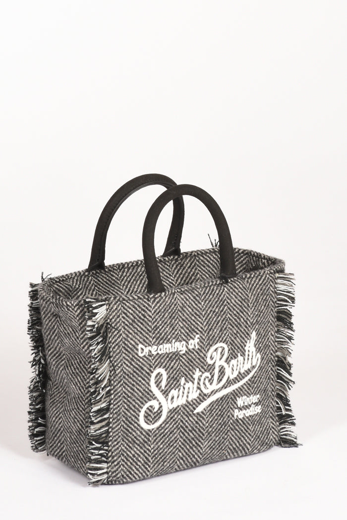 Mc2 Saint Barth Borsa Vanity Mini Nero/grigio/bianco Donna - 3