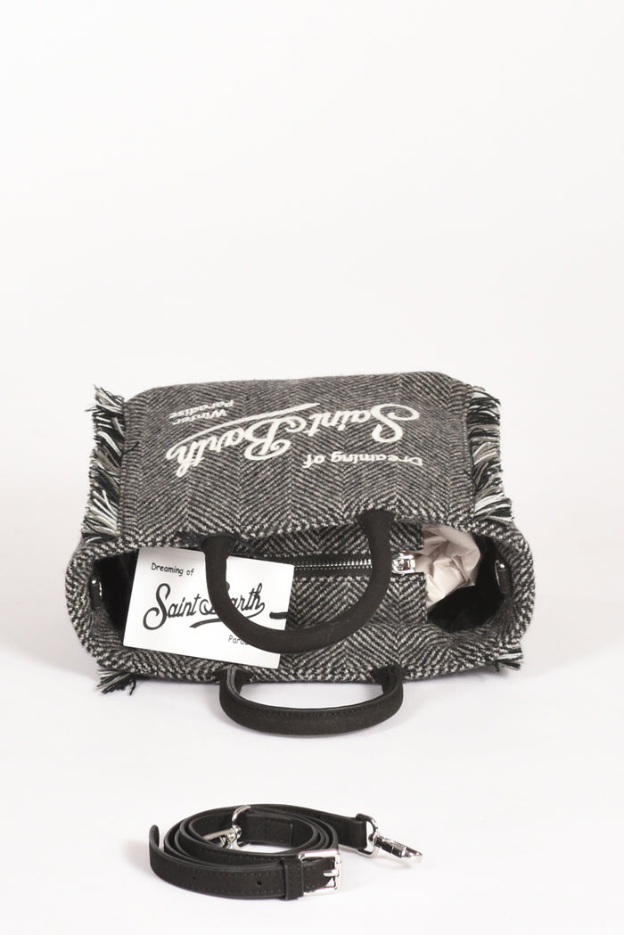 Mc2 Saint Barth Borsa Vanity Mini Nero/grigio/bianco Donna - 5