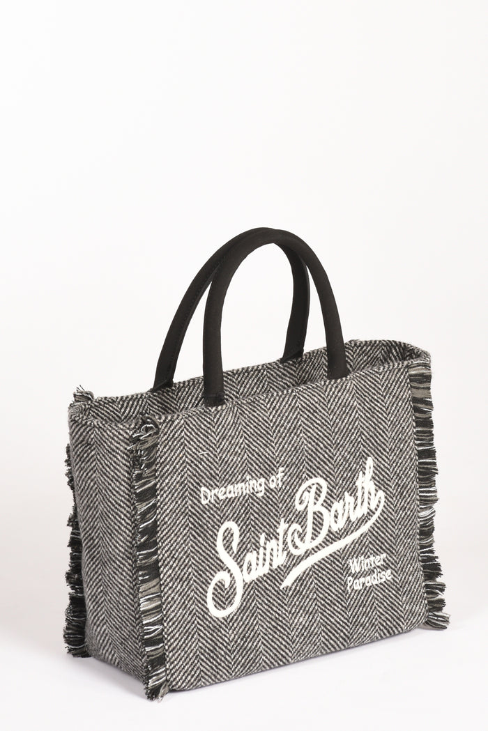Mc2 Saint Barth Borsa Colette Nero/bianco/grigio Donna - 3