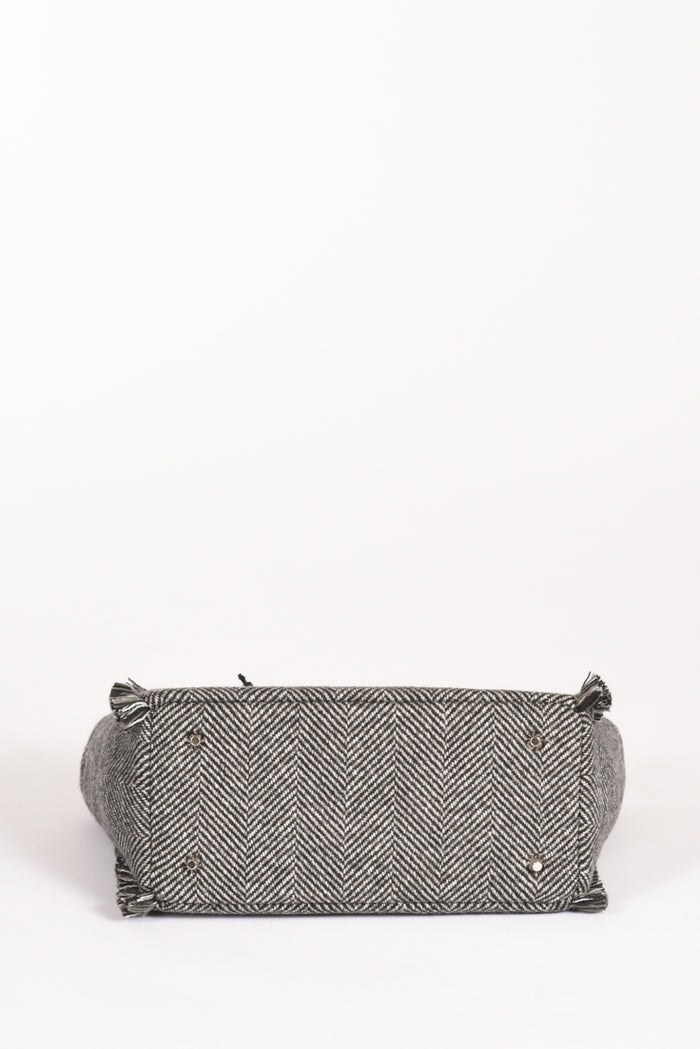 Mc2 Saint Barth Borsa Colette Nero/bianco/grigio Donna - 6