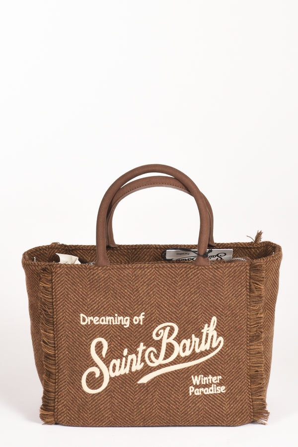 Mc2 Saint Barth Borsa Colette Marrone/beige Donna