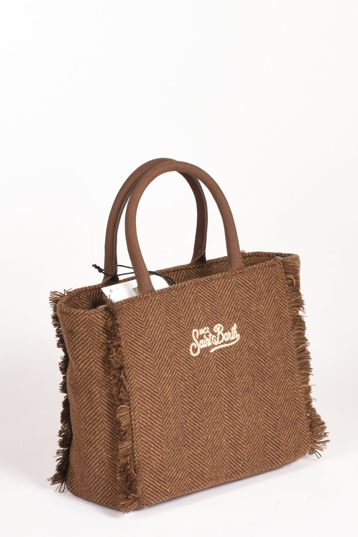 Mc2 Saint Barth Borsa Colette Marrone/beige Donna - 4