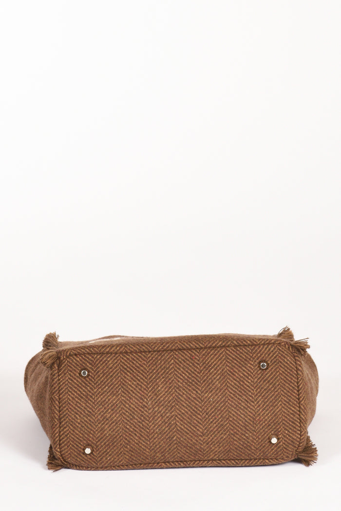 Mc2 Saint Barth Borsa Colette Marrone/beige Donna - 6