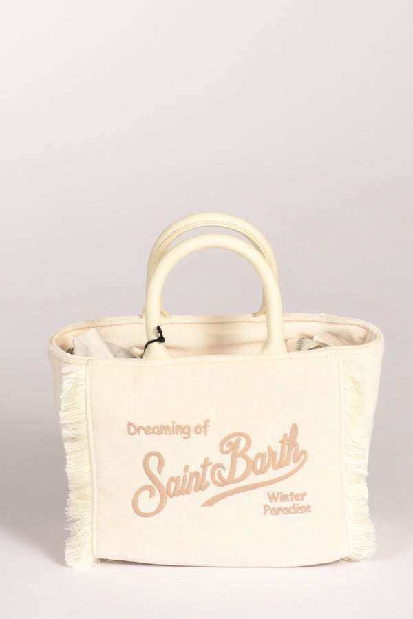 Mc2 Saint Barth Borsa Vanity Mini Bianco Donna