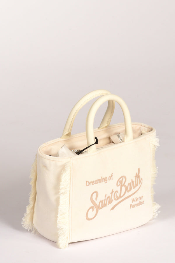 Mc2 Saint Barth Borsa Vanity Mini Bianco Donna-2
